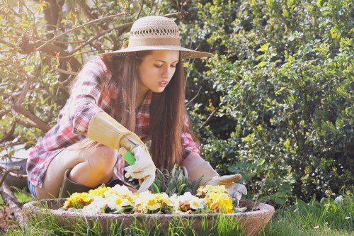 Sustainable gardening practices in action
