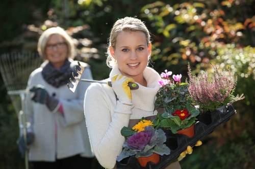 Eco-friendly garden waste recycling